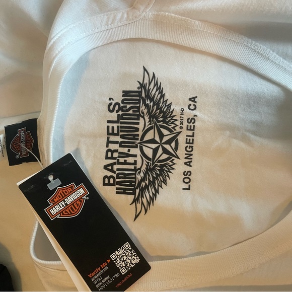 Harley Davidson Rhinestone Tee - Picture 3 of 3